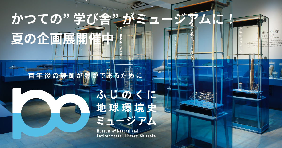 ふじミュー夏の特別企画 ふじのくに地球環境史ミュージアム
